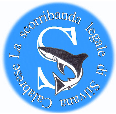 La scorribanda legale simbolo logo Silvana Calabrese squalo