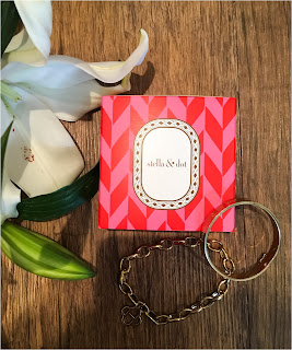 My Midlife Fashion, Stella & Dot, Stella and Dot Inspiration Bangle Love, Stella & Dot Link Charm Bracelet