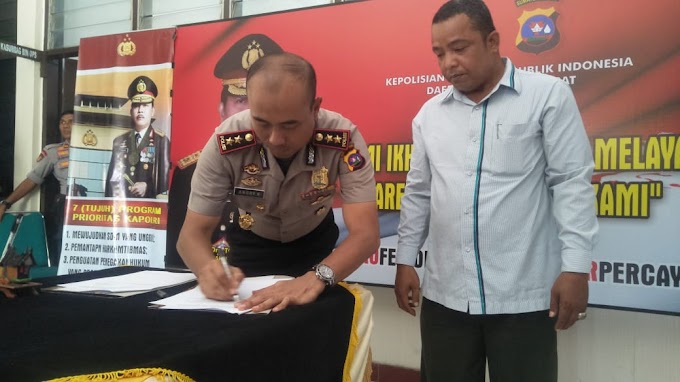 Polres Pariaman Tanda Tangani Nota Kesepahaman Dengan PWI Pariaman