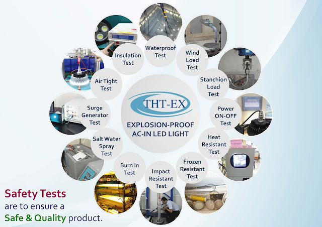 Various Safety Tests for THT-EX Explosion-proof Lights!