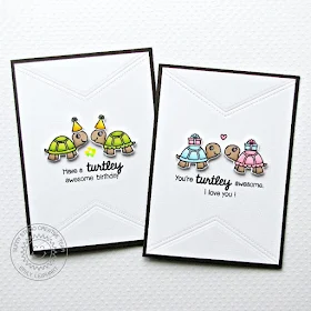 Sunny Studio Stamps: Turtley Awesome Birthday Cards for Kids by Emily Leiphart.  