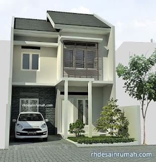 Denah Rumah 2 Lantai Mungil