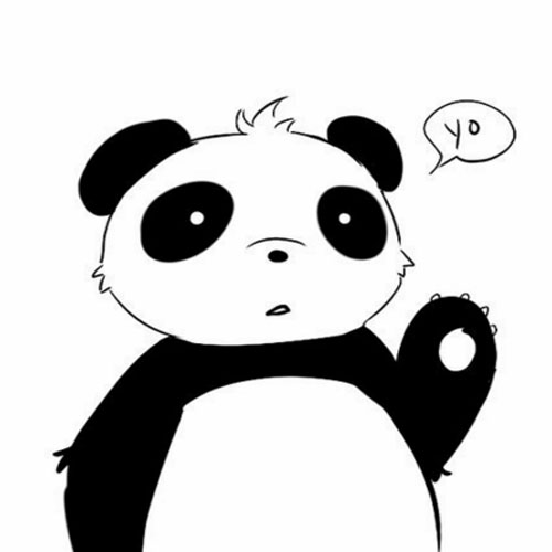 Mewarnai Gambar  Kartun Panda  Hitam  Putih  Aneka Gambar  Gambar 