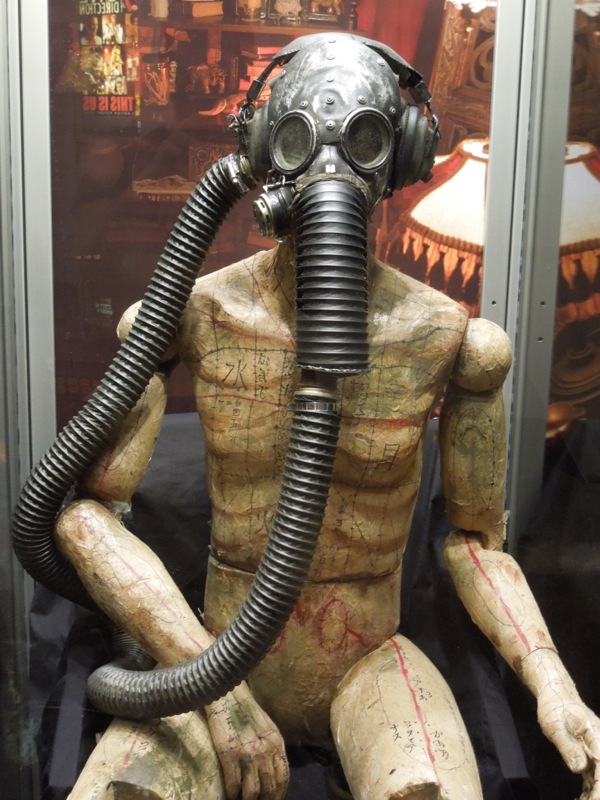 original Insidious 2 Gas mask mannequin prop