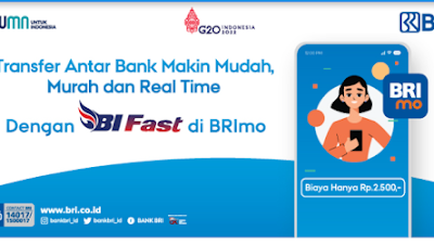 Transfer Antar Bank Makin Mudah, Murah, dan Real Time dengan BI-Fast di BRImo 