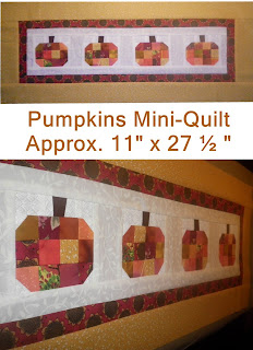 Pumpkins Mini Quilt