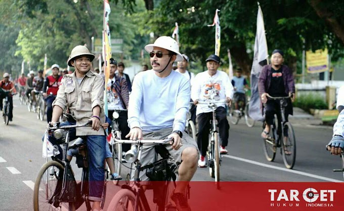 Bupati - Dandim Pati Ngonthel Bersama Komunitas Sepeda