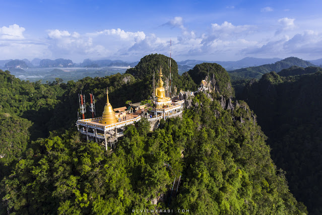 Tiger Cave Temple on the hill