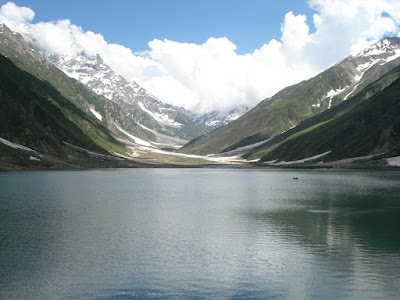 Lake Saiful Muluk during summer