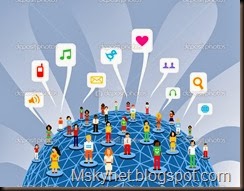 Global social media network