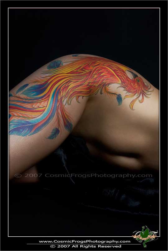 Phoenix Tattoo Female Canvas by PaigeKay Incredible Tattoo Designs and Body