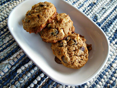 Good Old Raisin and Peanut Cookies, good at home or camping!