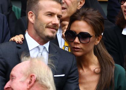 David & Victoria Beckham Cheer On Andy Murray at Wimbledon Final » Gossip | David Beckham