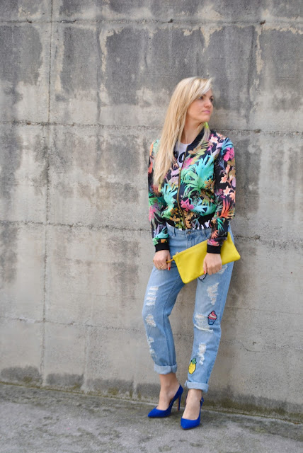 outfit jeans boyfriend con patch come abbinare i jeans boyfriend con patch abbinamenti jeans boyfriend patch  how to wear boyfriend jeans how to combine patch boyfriend jeans outfit aprile 2016 outfit primaverili spring outfit april outfit mariafelicia magno fashion blogger color block by felym fashion blogger italiane fashion blog italiani fashion blogger milano blogger italiane blogger italiane di moda blog di moda italiani ragazze bionde blonde hair blondie blonde girl fashion bloggers italy italian fashion bloggers influencer italiane italian influencer