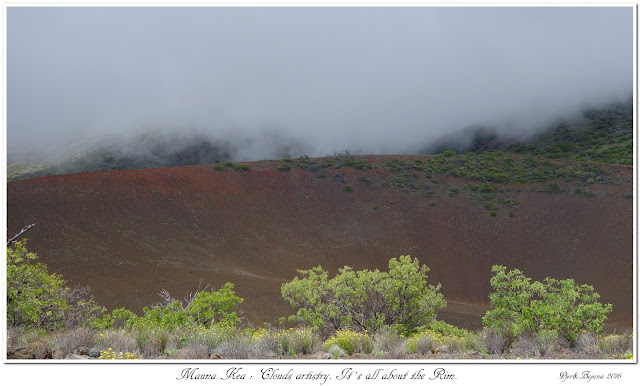 Mauna Kea: Clouds artistry. It’s all about the Rim.