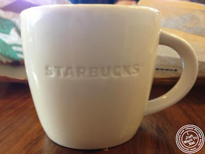 Image of Espresso cup at Starbucks coffee in Montreal, Canada