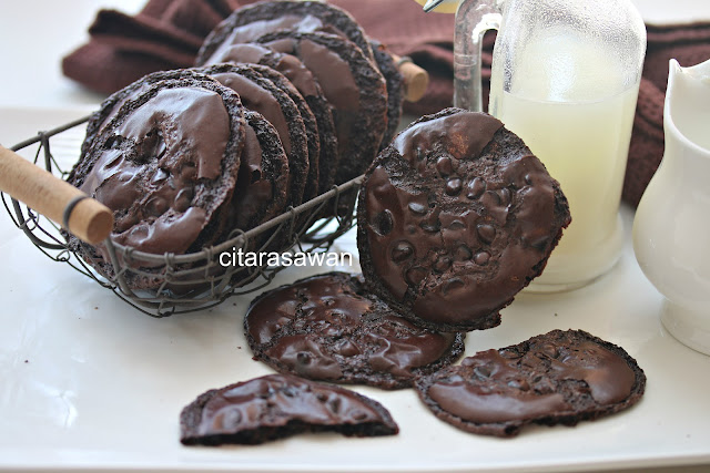 Fudge Chocolate Chip Cookies ~ Resepi Terbaik