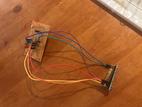 Perf board and Nano connected