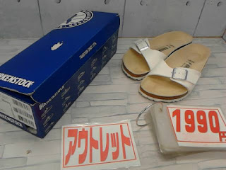 アウトレット　ＢＩＲＫＥＮＳＴＯＣＫ　サンダル　２４㎝　１９９０円