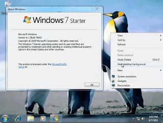 Starter With Windows Aero