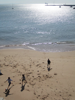 On the beach at Cascais