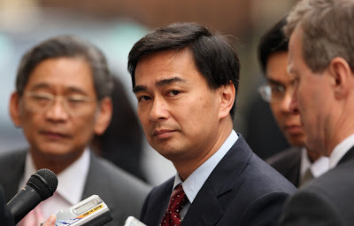 Thailand PM, Abhisit Vejjajiva