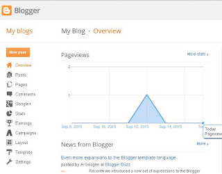 Blogger dashboad help