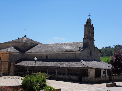 Iglesia parroquial. San Martín de Oscos. Grupo Ultramar Acuarelistas