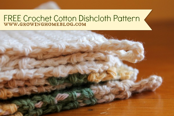 FREE Crochet Cotton Dish & Spa Cloth Pattern