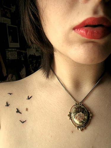 Small Bird Tattoos For Women Small tattoo designs can make a women looks