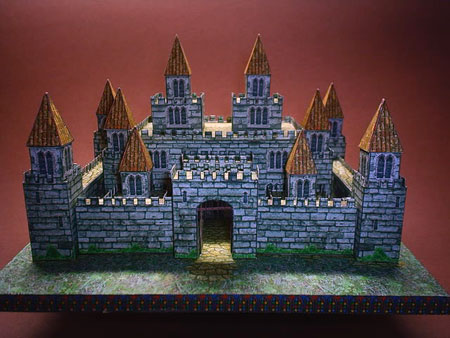 Medieval Castle Paper Model