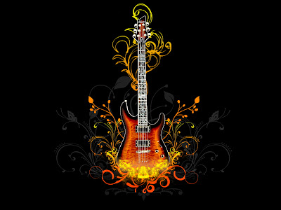 desktop backgrounds music guitar