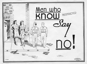 Carteles de la Segunda Guerra Mundial contra la prostitución