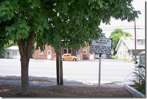 First Battle of Winchester  A-7 along Valley Pike in Winchester, VA