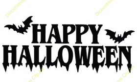 Free Printable happy halloween banner clipart template png images