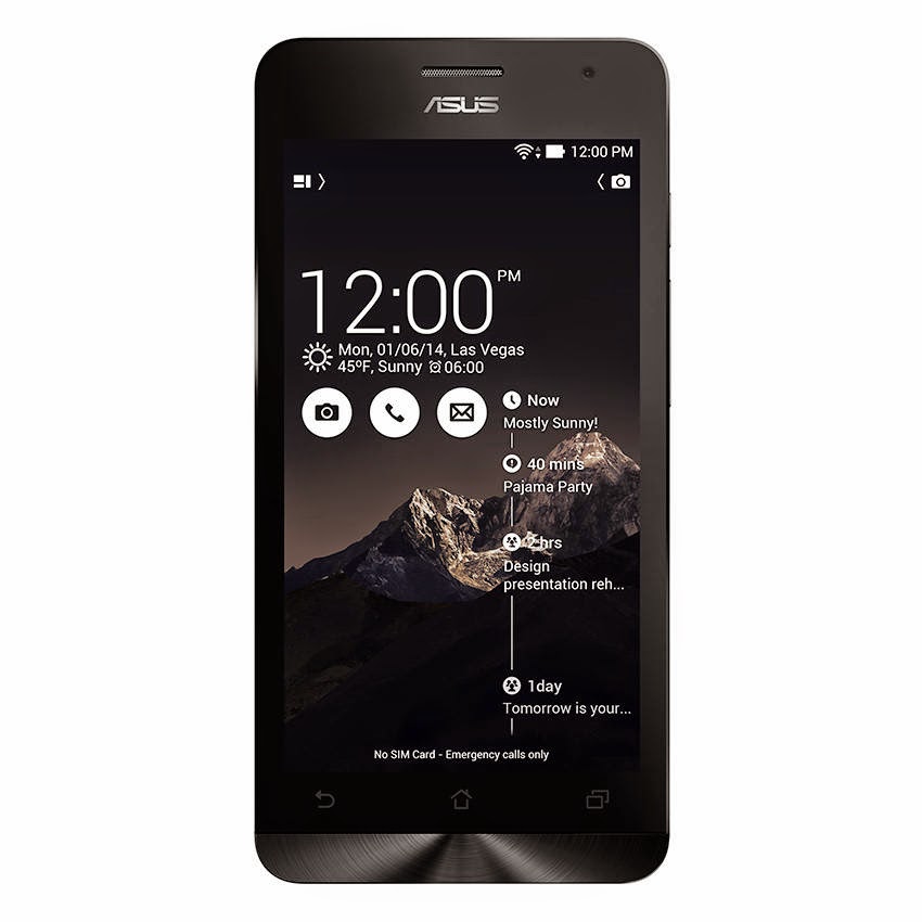 Harga Dan Spesifikasi Asus Zenfone 5 A500 Terbaru, Processor Intel Quad-Core Z2560