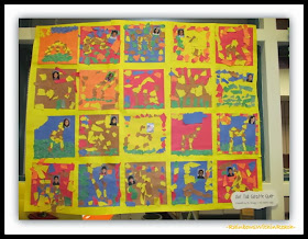 Torn Paper Quilt Collaboration for "Tall Giraffe" by Debbie Clement