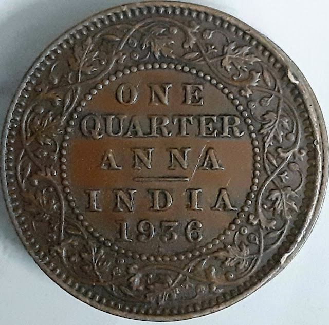 British India - King George V - 1/4 Anna