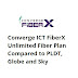 Converge ICT FiberX Unlimited Fiber Plan Compared To PLDT, Globe and Sky Broadband