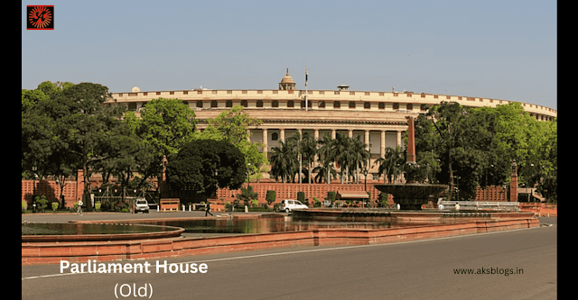 Circular building, seat of India's Parliament