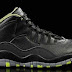 Nike Air Jordan Retro 10 X Black Venom Green Sizes 8-12 NEW DEADSTOCK w/receipt