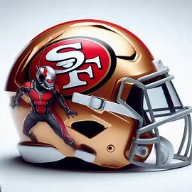 San Francisco 49ers Marvel Concept Helmet  Ant-Man