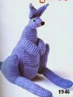   patron gratis canguro amigurumi de punto, free knit amigurumi pattern kangaroo