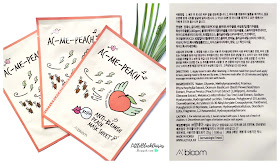 ALTHEA A'BLOOM SHEET MASK PEACH REVIEW