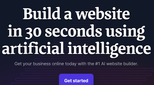 انشاء موقع الكتروني بالذكاء الاصطناعي بدون برمجة