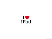 I LOVE my iPad! There's so much to do and use on an iPad (personally . (love ipad wallpapers )