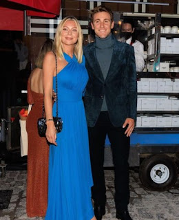Casper Ruud with his girlfriend Maria Galligan