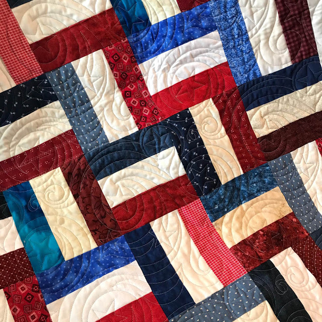 Rail Rence Quilts of Valor Quilt by Thistle Thicket Studio and others. www.thistlethicketstudio.com