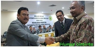 Prof. Sholeh Hidayat Rektor Terpilih Untirta 2015-2019