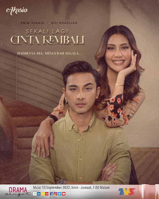 Drama Sekali Lagi Cinta Kembali, Drama Slot Akasia TV3, Sinopsis Drama Sekali Lagi Cinta Kembali, Poster Drama Sekali Lagi Cinta Kembali TV3, Sekali Lagi Cinta Kembali Cast, Drama Sekali Lagi Cinta Kembali Full Episode, Drama Sekali Lagi Cinta Kembali Episod 1 Hingga 28, Pelakon - Pelakon Drama Sekali Lagi Cinta Kembali, Aniq Suhair, Siti Khadijah, Zaki Azeman, Syamim Farid, Ellyas Abdullah,